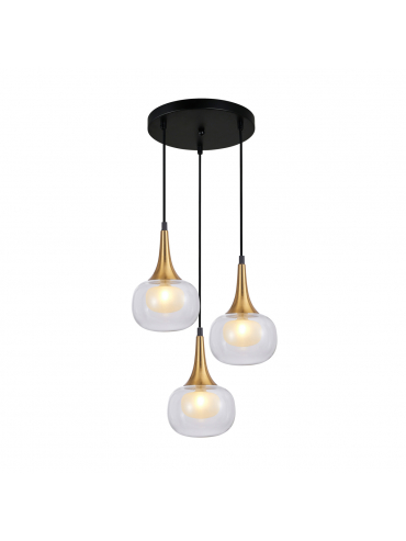 Lampa wisząca KONILA PND-99709-3A-BRO-CL