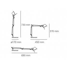 Lampa biurkowa TOLOMEO MICRO