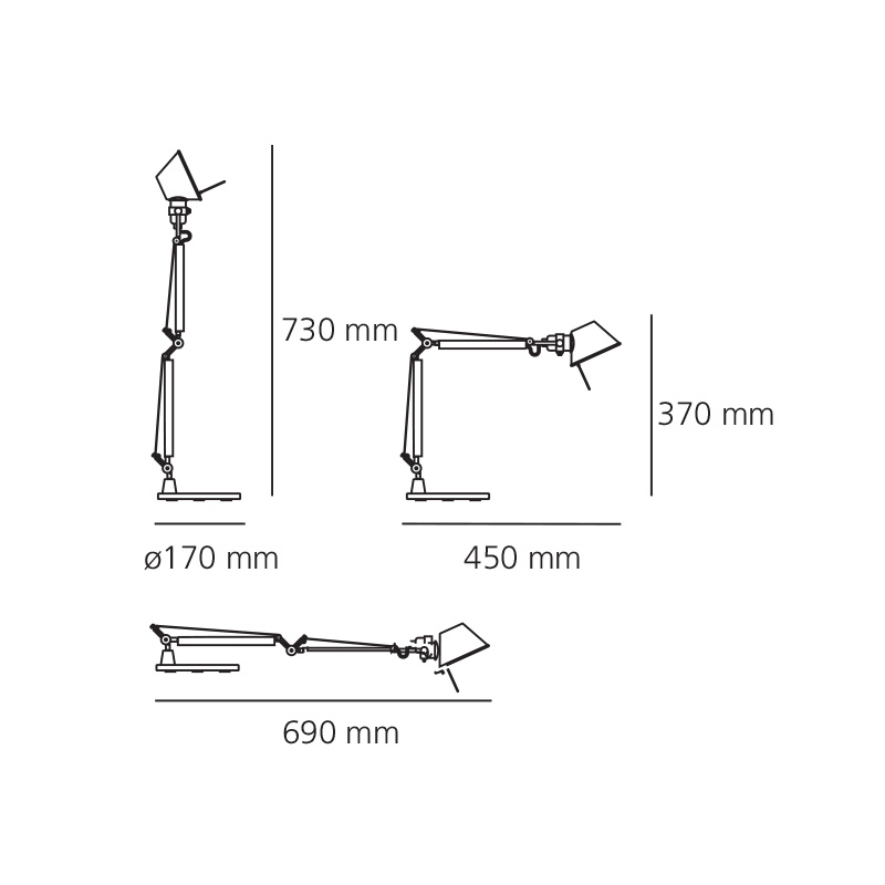 Lampa biurkowa TOLOMEO MICRO