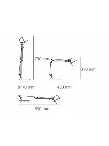 Lampa biurkowa TOLOMEO MICRO