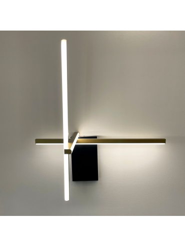 Lampa sufitowa EDGE 22008C3-BK/GD