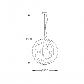 Lampa wisząca NELA 1138