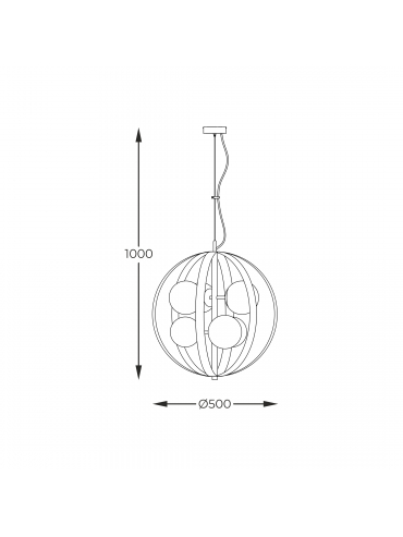 Lampa wisząca NELA 1138