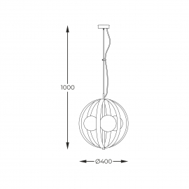 Lampa wisząca NELA 1137