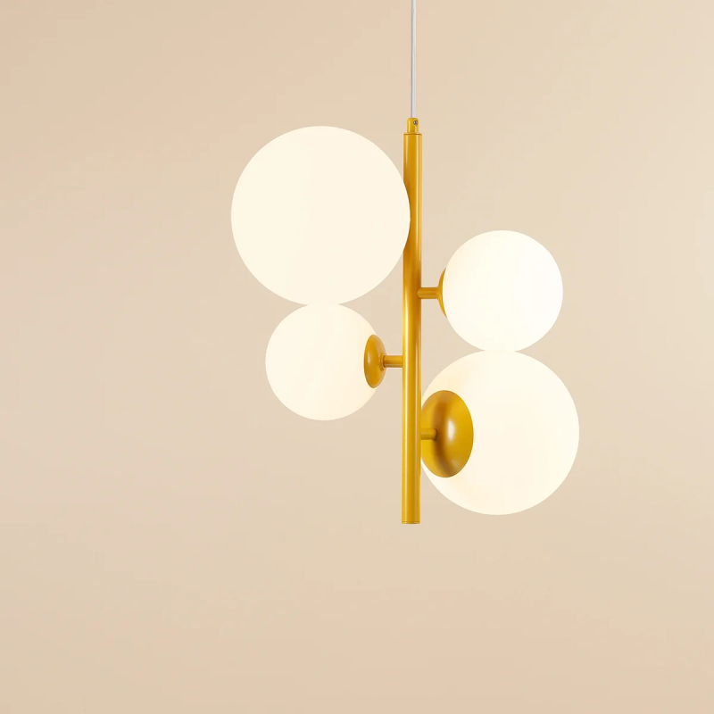 Lampa wisząca BLOOM 4 MUSTARD 1091L14