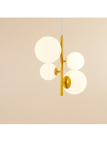 Lampa wisząca BLOOM 4 MUSTARD 1091L14