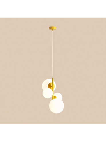 Lampa wisząca BLOOM 4 MUSTARD 1091L14