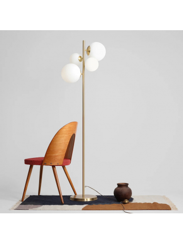 Lampa podłogowa BLOOM 4 FLOOR BRASS 1091A40