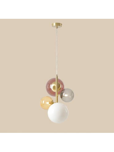 Lampa wisząca BLOOM 4 MULTICOLOUR 1111L40