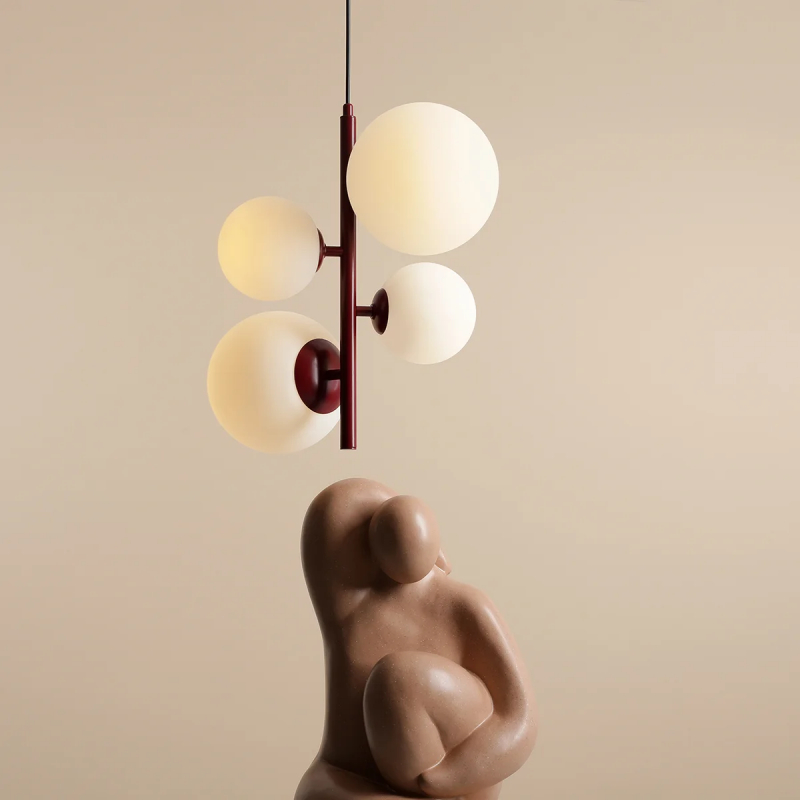 Lampa wisząca BLOOM 4 RED WINE 1091L15