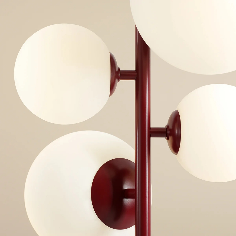Lampa wisząca BLOOM 4 RED WINE 1091L15