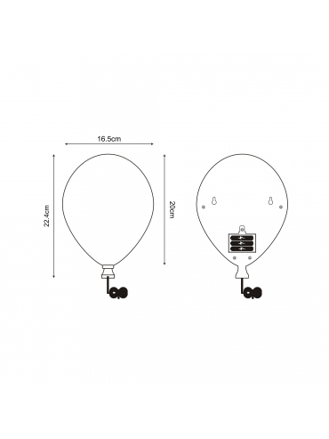 Kinkiet BALLOON 84454-PK