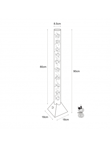 Lampa podłogowa AQUA 89244