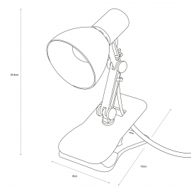 Lampa biurkowa LOPE 73132-WH