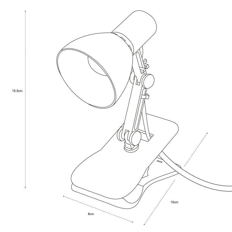 Lampa biurkowa LOPE 73132-WH