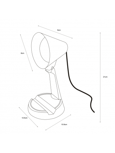 Lampa biurkowa SULE 73382-BK