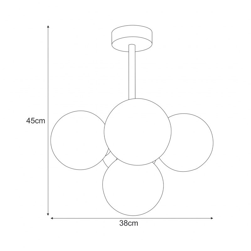 Lampa sufitowa INEZ K-5361