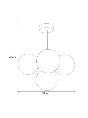 Lampa sufitowa INEZ K-5361