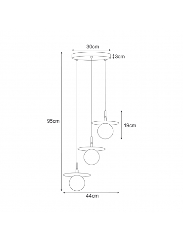 Lampa wisząca SANTE K-5375