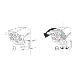 Kinkiet KAMERA LED SOLAR 323095