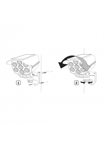 Kinkiet KAMERA LED SOLAR 323095