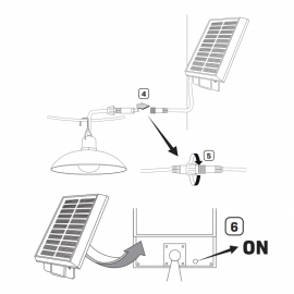 Naświetlacz solarny CELINA LED 323132