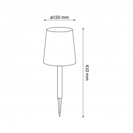 Lampa solarna RUMBA 315892