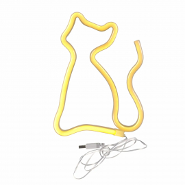 Kinkiet NEON KOT 327093