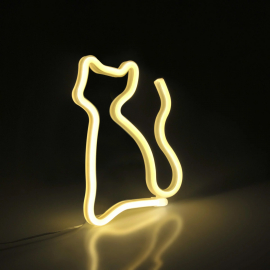 Kinkiet NEON KOT 327093