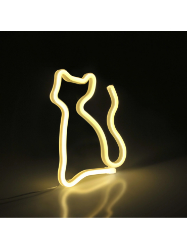 Kinkiet NEON KOT 327093