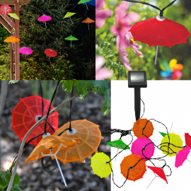 Girlanda solarna PARASOLKI 311559