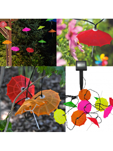 Girlanda solarna PARASOLKI 311559