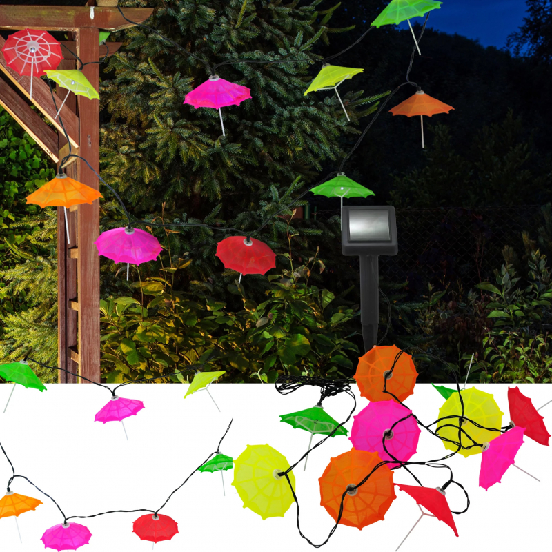 Girlanda solarna PARASOLKI 311559