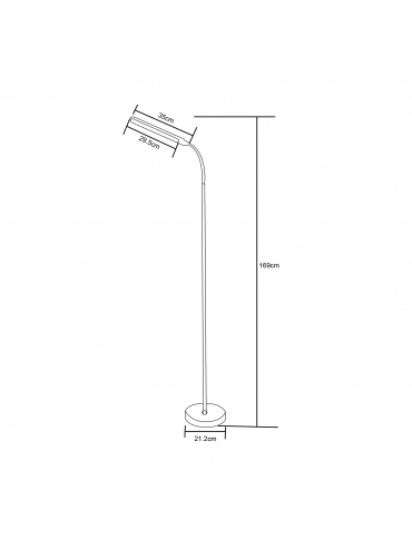 Lampa podłogowa LAUTARO 1005