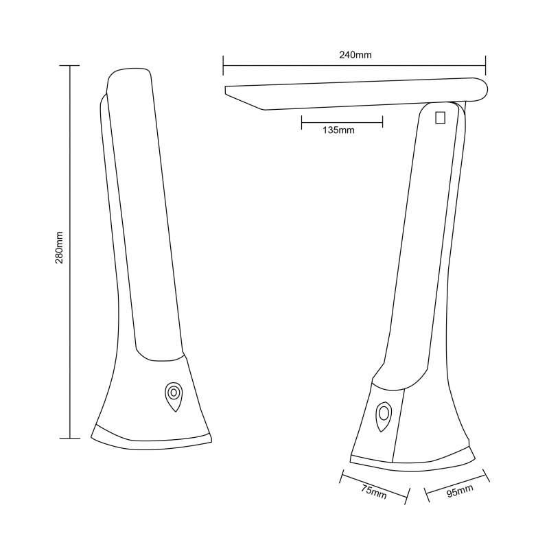 Lampa biurkowa SM-612-BL