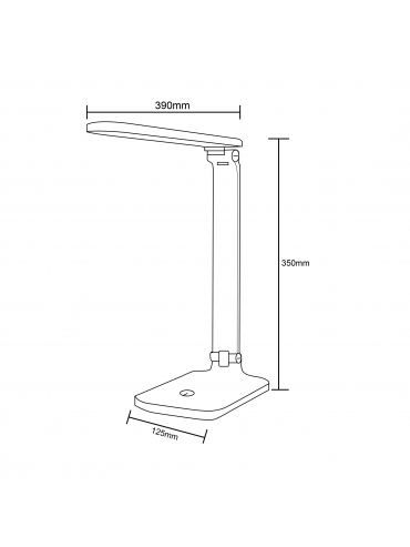 Lampa biurkowa SM-613-WH