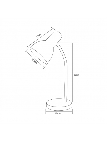 Lampa biurkowa SM-W02-BL