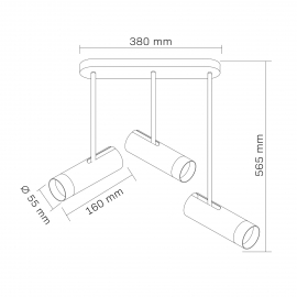 Lampa sufitowa PORTO 326065