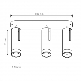 Lampa sufitowa FADO 326539
