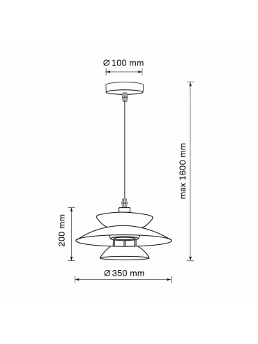 Lampa wisząca BERIT 327635