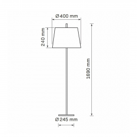 Lampa podłogowa ELENA 325532