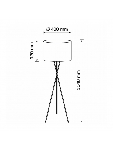 Lampa podłogowa TEKLA 325815
