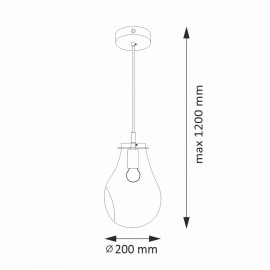 Lampa wisząca KIMBERLY 316264