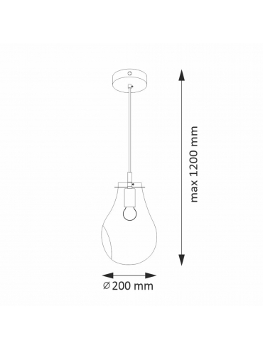Lampa wisząca KIMBERLY 316264
