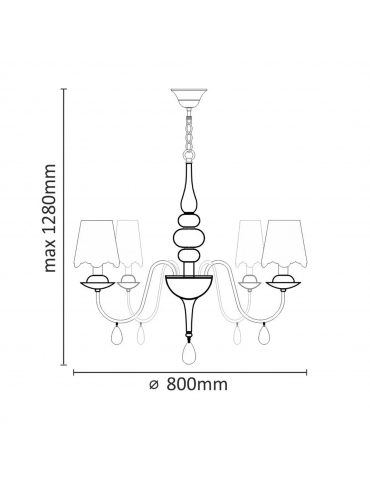 Lampa wisząca FABRIZIA 310415