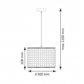 Lampa wisząca RIBE 315847