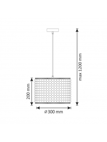 Lampa wisząca RIBE 315847