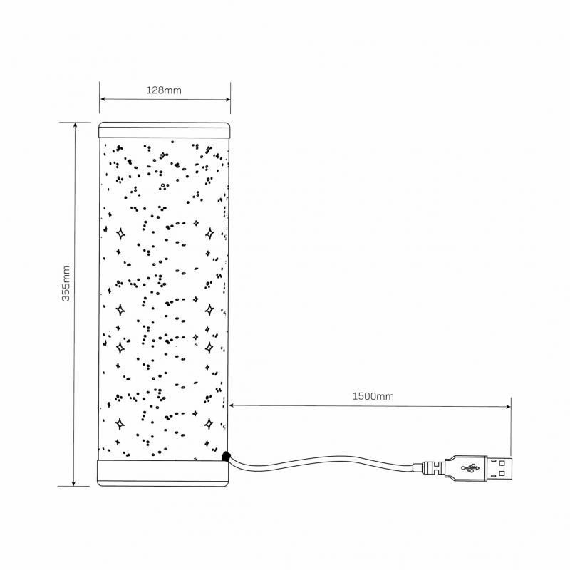 Lampa stołowa STELLA MINI LED RGB 327499