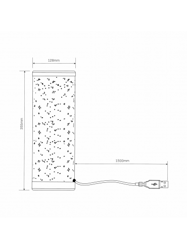 Lampa stołowa STELLA MINI LED RGB 327499
