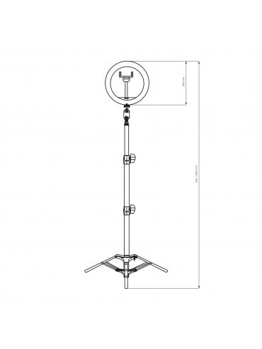 Lampa podłogowa SELFIE LED 327598
